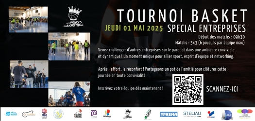 Tournoi "Les Princes du Basketball" Spécial Entreprises