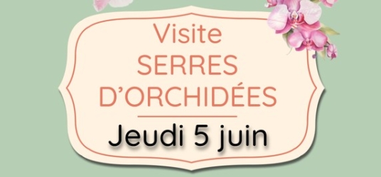 Visite à la serre d'orchidées