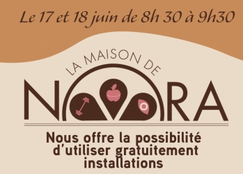 Invitation  au Salon de remise en forme de Nora 